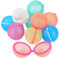 FLYAMAPIRIT Wasserbomben Magnet Wiederverwendbare Silikon Wasserballons Bomben Magnetische selbstschließende Wasserbomben Set Spritzbälle für Poolparty im Freien, Sommerwasserspielzeug (12 Stück)