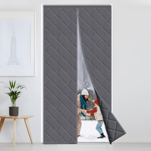 Tenda Termica Isolante Freddo e Caldo Diealles Shine 90 x 200cm, Magnetica per Porte