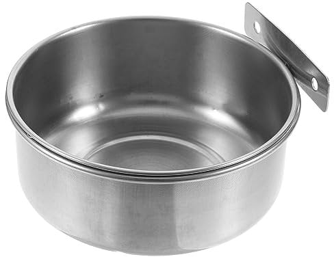 Milisten Stainless Steel Dog Bowl Slow Feeder Puppy Food Bowls Portable Easy Clean
