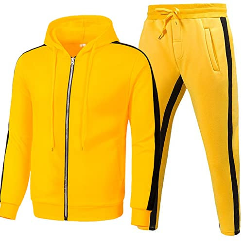 Generico Pigiama Uomo Flanella Invernale Pigiama Intero Uomo Pile Salopette di Jeans Uomo Completo Estivo Ricamato Pile Uomo Taglia Forte Tuta Uomo Cappuccio Tute Invernali Imbottite Uomo