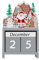 Weihnachts-Countdown-Holzblöcke, Adventskalender Countdown, hölzerne Weihnachtsdekorationen, Ferienhausdekoration, Winterferiendekorationen, Countdown-Blöcke für Weihnachten