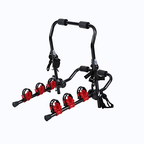H-YEEU Universel 3 Porte-vélos à Sangles Voiture Attelage Vélo À hayon Grille Supporter