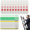 Ladder Tags,10 Holders and 20 Ladder Inspection Tag Inserts,Ladder Inspection Tags,Ladder Accessories,Safety Checklist for Construction Ladder Tag Holders,Record Kit for All Ladder Types
