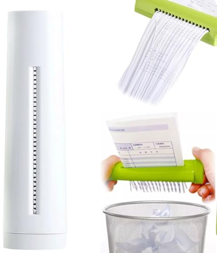Hand-Schredder-Papier, manueller Mini-Aktenvernichter, tragbarer Aktenvernichter, manueller Mini-Aktenvernichter für Zuhause, Streifenschneidemaschine, Bürobedarf, 11