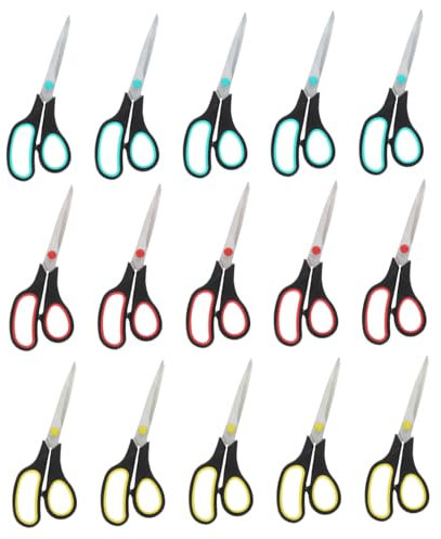 Operitacx 15 Pezzi forbici da cucito scissors forbice per fili per cucire tagliafilo per cucire strumento tagliafilo taglia tessuti forbici da ricamo forbice da taglio Acciaio inossidabile