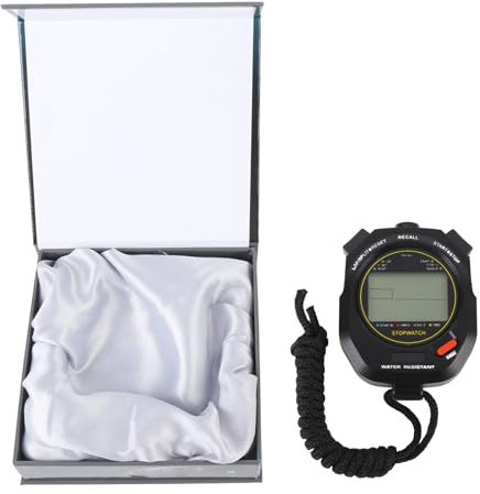 YUYTE Digital Stoppuhr -Timer mit 100 Rundenspeicher, Metronome -Funktion, Countdown -Timer für Sport