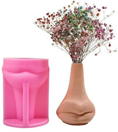 Grand vase en résine - Moule en silicone - Pour béton, ciment, plâtre