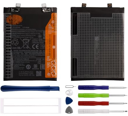 Batería de repuesto BP4K compatible con Redmi Note 12 Pro 5G /Poco X5 PRO/Poco F5 5G batería 4900 mAh con kit de herramientas de reparación