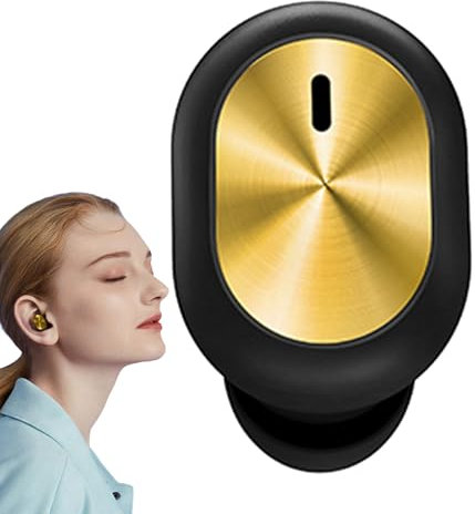 Auricular Mono, Auricular pequeño en el oído, Auriculares de teléfono de un Solo oído de Sonido, inalámbrico Invisible para teléfonos Inteligentes Conducir el audiolibro
