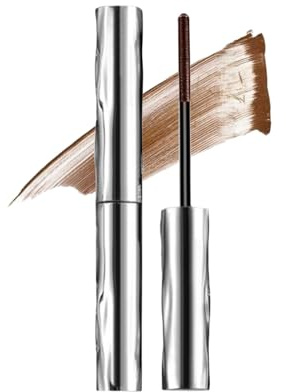 Iron-Eye Mascara Facelove,3D Curling Eyelash-Iron,Tubing Wimperntusche Wasserfest Mas Cara Mit Metallbürste,Schnell Trocknend Und Wischfest,Geeignet Für Make Up(1 Stück,Hellbraun)