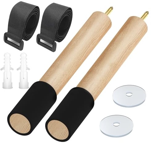 CLOPAE Fahrrad Wandhalterung Holz, 30CM Fahrradhalterung Wand mit 20 kg Tragkraft, Wandhalterung Fahrrad für Rennrad, MTB und E-Bike