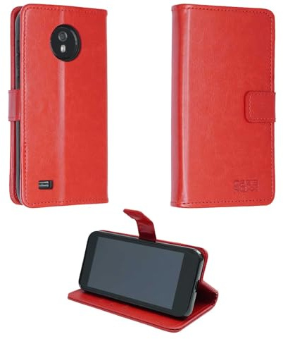 caseroxx Bookstyle-Case für Omnipod 5, rot