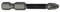 Faithfull Pozi 3 Impact Screwdriver Bits x 50mm Pack of 3