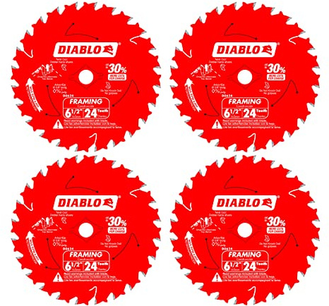 Diablo 6-1/2 24T Framing Saw Blade with TiCo Hi-Density Carbide