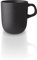 EVA SOLO | Nordic Kitchen Kaffeetasse | 14 oz / 40cl Keramikbecher | Spülmaschinen- und mikrowellengeeignet | Schwarzes Steinzeug | Dänisches Design, Funktionalität und Qualität | Schwarz