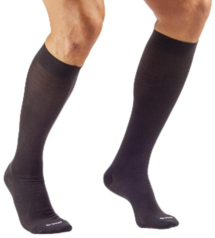 MICO SOCKEN SKI SUPERTHERMO LIGHT PRIMALOFT, aus 100% Primaloft + LYCRA Faser, ultraleicht, leichtes Gewicht, für Herren und Damen, sportlich, in schwarzer Farbe