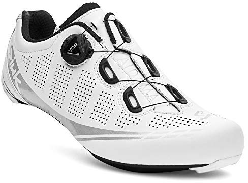 Spiuk Sportline Road Zapatilla Carretera ALDAMA, Adultos Unisex, Blanco Mate, T. 45