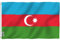 ANLEY Fly Breeze 3x5 Fuß Aserbaidschanische Flagge - Lebendige Farbe und UV-Lichtechtheit - Leinwandkopf und doppelt genäht - Republik Aserbaidschan Flaggen Polyester mit Messingösen 3 X 5 FT