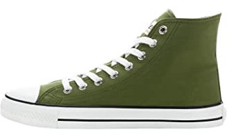 Ethletic Zapatillas de Lona, Unisex Adulto, Camping Green Just White, 36 EU