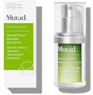 Murad Resurgence Retinol Youth Renewal Eye Serum - Anti-Aging Serum für Augen- und Augenlider, 15 ml