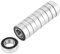 Aramox Kugellager, 10 Stück 688-2RS 8 x16x5mm Gummi Miniatur Rillenkugellage Rillenkugellager Doppelt Abgedichtet (10 Stück)