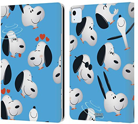 Head Case Designs sous Licence Officielle Peanuts Snoopy Modèles Personnages Étui Portefeuille en Cuir Compatible avec Apple iPad Air 11 2020/2022/2024/2025
