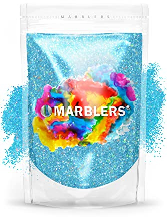 MARBLERS Holographic Glitter [Rainbow Sky] 3oz (85g) | Fine | Non-Toxic, Vegan, Cruelty-Free | Face, Body, Eyeshadow, Hair, Festival, Party Makeup | Nail Art, Polish | Resin, Tumbler, Slime, Craft