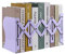 MSDADA Buchstützen Verstellbar Erweiterbar Metall Kinder Buchständer Zeitschriftenordner rutschfeste Bücherhalter für Küche Büro Schule Bibliothek(Violett)