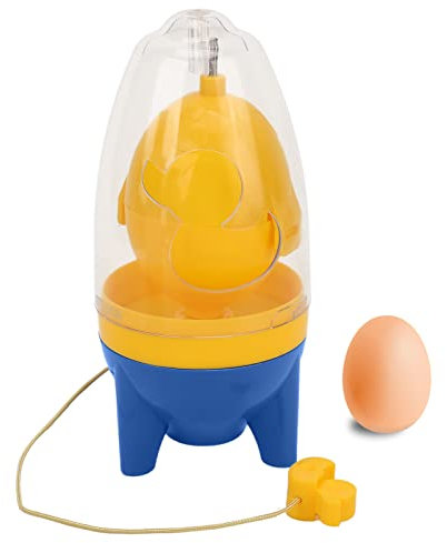 Egg Spinner Fun Form Multifunktionaler Egg Scrambler Hohe Torsionsrotation Homogene Handbetriebene Tragbare Goldene Eiermaschine Küchenutensilien Gadgets(01)