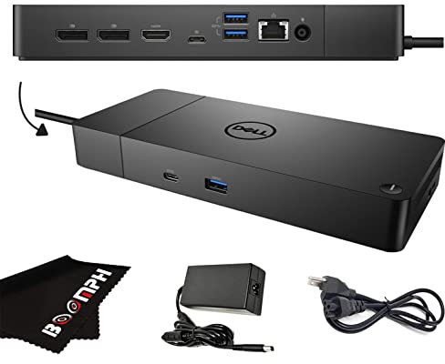 Dell WD19S Docking Station with 130W Power Adapter and 90W Power Delivery - USB Type-C, HDMI, Dual DisplayPort (WD19S130W) -Boomph's Comprehensive Ultimate Performance Dock Solution for Your Workspace