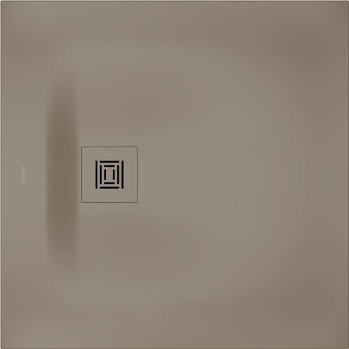 Duravit Sustano Duschwanne 80x80x3 cm Matt Greige