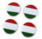 Sedcar 4X Felgensticker Italien Italy Italia Aufkleber Nabendeckel Nabenkappen Felgen 56mm Metall Selbstklebend Hubcap Sticker Hubcap Decor