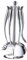 SHOWERORO Cuchara Ranurada Conjunto De Utensilios De Cocina De Acero Inoxidable Espátula De Acero Inoxidable Espátula De Cocina Antiadherente De Cocina De Metal De Metal