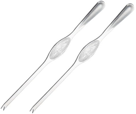 SSRDFU 2 Pics de fourchettes de Fruits de mer, Outils de cueillette de Crabe et de Homard en Acier Inoxydable Outil de Casse-Noix de Cuisine pour Homard, Crabe, écrevisse, crevette