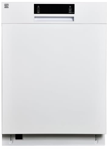 Kenmore 22-14602 24 Built-In Dishwasher - UltraWash Plus, TurboDry, SmartWash & EasyFlex Third Rack - 15 Place Settings - 45 DBA - ENERGY STAR Certified - 24 - White