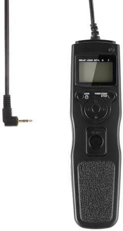 Hersmay Déclencheur à distance LCD pour appareil photo Canon EOS M6 M5 R8 RP R7 R10 R R6 R6 Mark II, 1300D 850D 800D 760D 750D 700D 650D 600D 550D 250D 200D 90D 800D D 70D 60D. 0D 77D