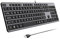 BFRIENDit Tastiera USB cablata, tasti comodi e silenziosi, tastiera per computer cablata ultra sottile durevole per Mac e PC, Windows 10/8/7/Vista, KB1430-grigio…
