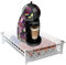 Castell Deco - Porta Capsule Dolce Gusto - Supporto Capsule Dolce Gusto per Caffè Colore Bianco - Dispenser Capsule - Organizer Capsule - Cassetto per Caffè - Realizzato in Vetro e Metallo (40 Cap)