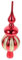 MAGICLULU Sphärische Weihnachtsbaumspitze Weihnachtsbaumspitze Dekoration Kunststoff-baumspitze Weihnachtsbaum-Ornament Entzückende Weihnachtsbaumspitze Als