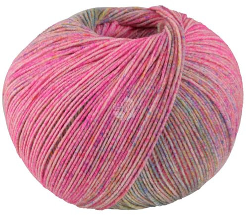 LANA GROSSA Meilenweit 100 Merino extrafine Shades | Hochwertiges Sockengarn, waschmaschinenfest | Handstrickgarn aus 75% Schurwolle & 25% Polyamid | 100g Wolle, Stricken & Häkeln | 420m Garn FB7226