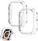 2 unidades de fundas protectoras para Apple Watch Funda, funda compatible con Apple Watch 10, carcasa de 42 mm, funda protectora rígida de policarbonato ultrafina 360°, protección contra arañazos y