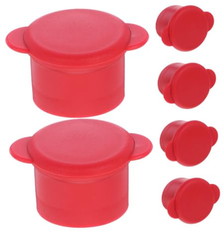 PAMINGONO 6 Stück Weinflaschenverschlüsse, Flaschenverschlüsse Zum Basteln, Versiegelungsdekore Für Flaschen, Schnapsflaschenversiegeler, Weinverschlüsse Für Weinflaschen,