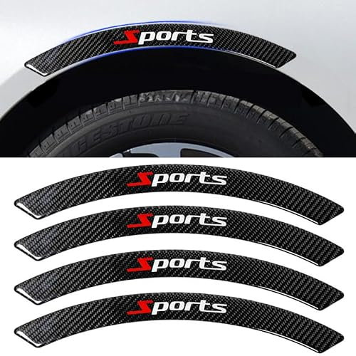 ZKSJFU Radlauf Schutzleisten für VW Golf 5 6 7 8 GTE GTI GTD Clubsport, Radkanten-Schutzfolie Auto - Schutz Vor Steinschlag & Bordsteinschäden Radlaufverbreiterungen,B