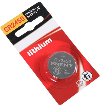 CR2450 3V Batteria a bottone al litio a bottone per orologi Sensori di temperatura Bottiglie d'acqua Telecomandi Giocattolo Bambino Imballaggio