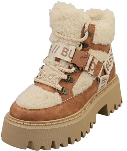 Buffalo Aspen Com Md Wm Women's Distinctive Logo Buckle Platf Platforms