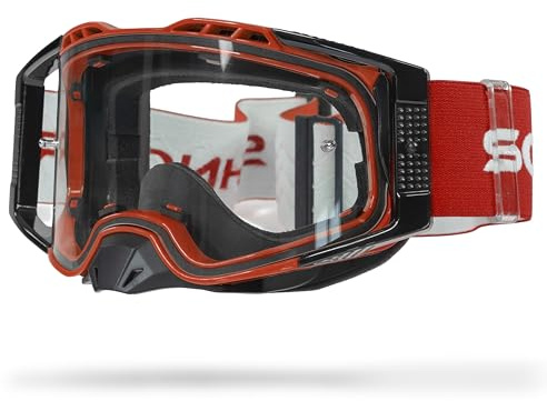 SCHNORR MX Pro Motocross Goggle Anti-Fog Tear-Off|Roll-Off + Wechselglass getönt