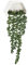 ATMOSPHERA CREATEUR D'INTERIEUR Planta Colgante de Pared contemporánea- Altura Total con Planta caída: 45 cm, Blanco, L. 14 x l. 5,5 x H. 12,5 cm