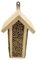 Dehner Natura Premium Insektenhotel Missouri, Insektenhaus / Nistkasten für Bienen/Schmetterlinge/Käfer, ca. 27 x 15.5 x 9 cm, Holz / Bambus, natur