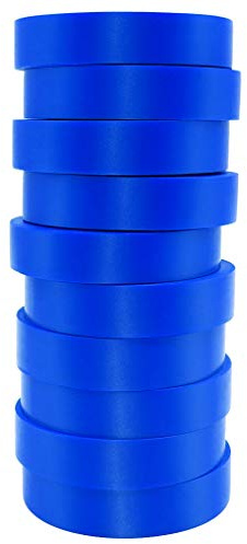 ALBOYI 10 Bule Electrical Tape, 15mm x 15m Self-Adhesive PVC Insulation Tape for Wire Repair, Cable Protection,Insulating and DIY Projects