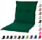 KOPU® Niedriglehner Auflage Prisma Forest Green | Auflagen für Gartenstühle | Grün Garten Kissen 100 x 50 cm | 19 Einfache Farben | Robuster Schaumstoff für zusätzlichen Komfort